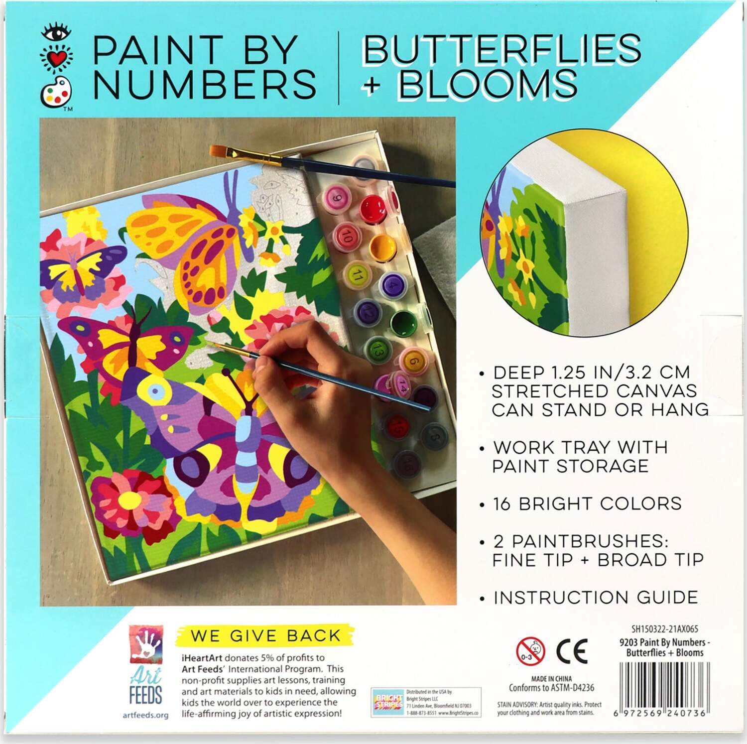 iHeart Art Paint By Numbers - Butterflies + Blooms