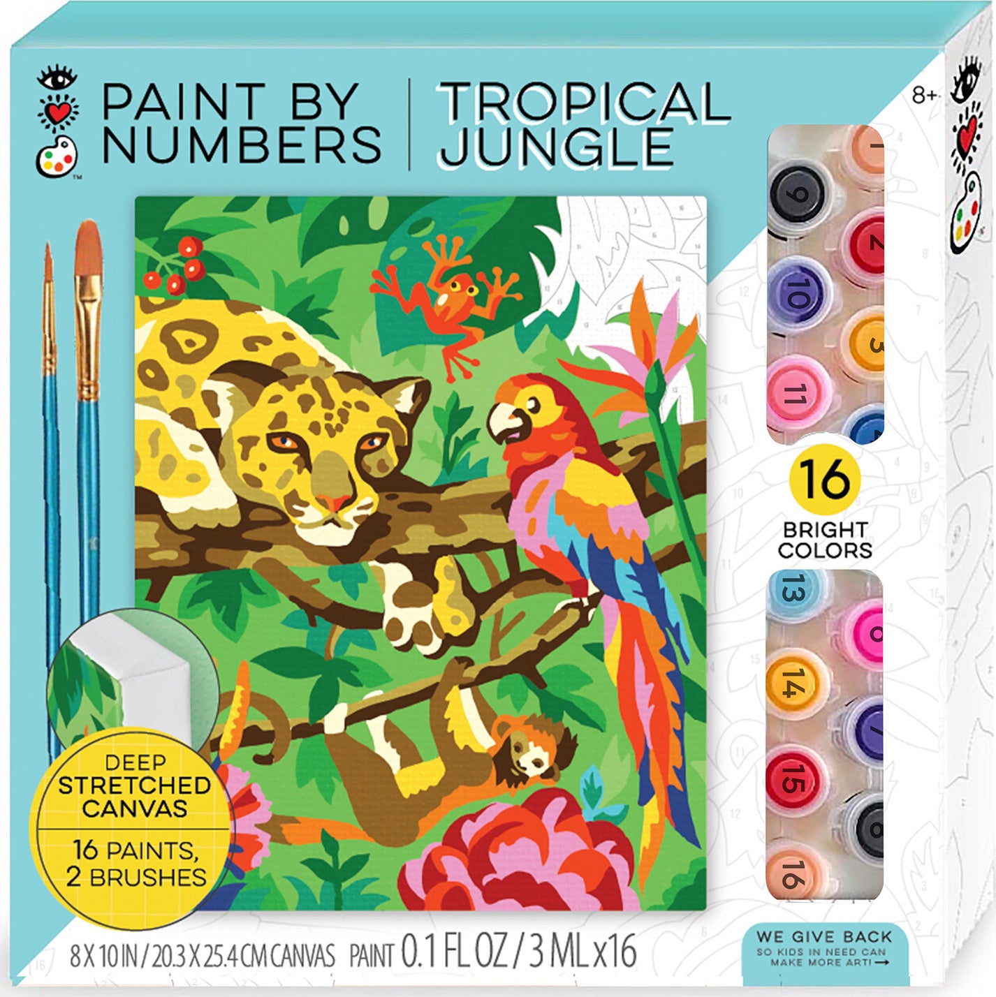 Paint by Numbers Tropical Jungle