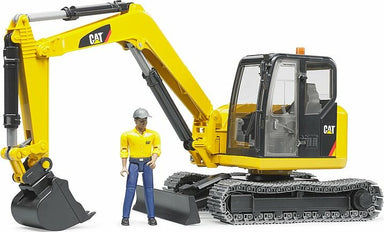 CATERPILLAR Mini Excavator with worker