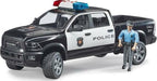 Bruder 02505 Police Ram 2500 w/ Policeman and Light & Sound Module