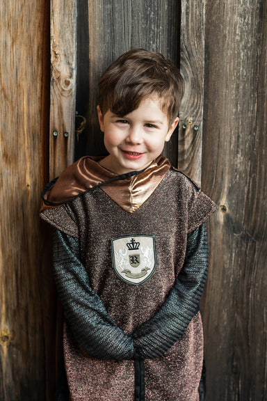 Brilliant Copper Knight Tunic with Cape