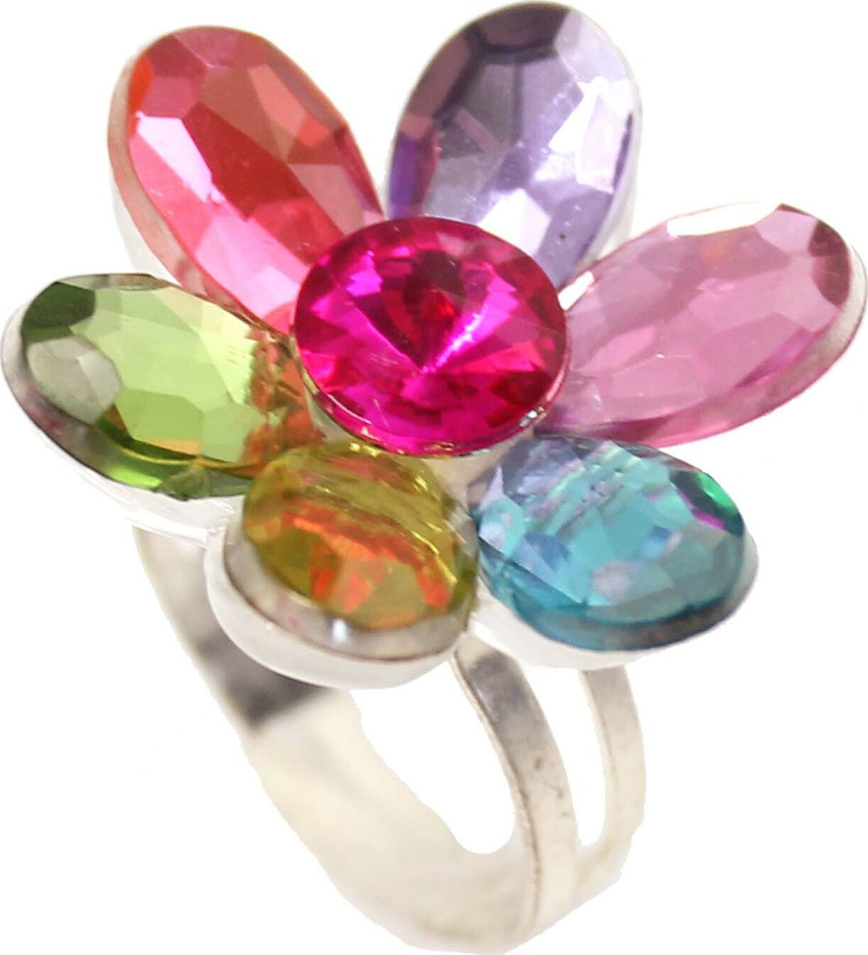 Flower Gem Rings  (assorted)