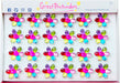 Flower Gem Rings  (assorted)