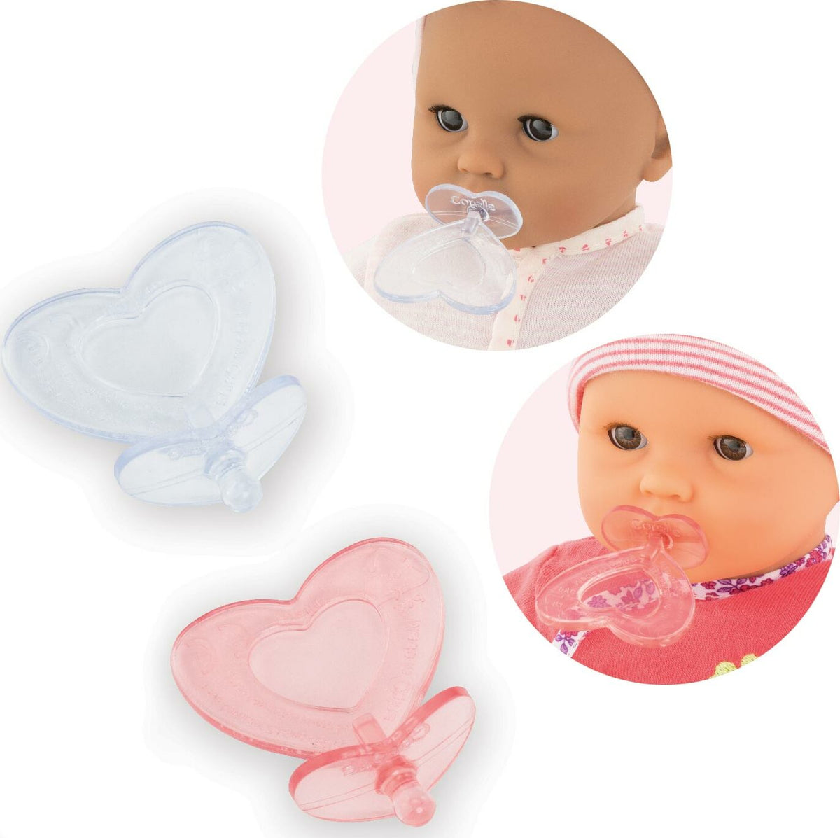 Baby Doll (12") Pacifiers Set Of Two — The Learning Tree