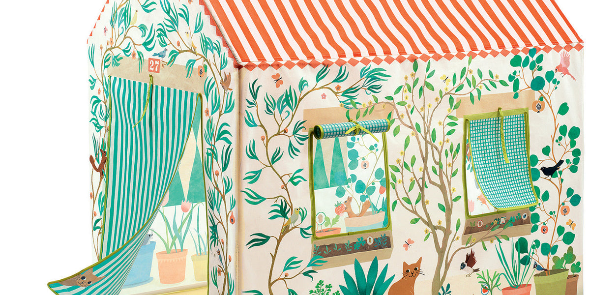 djeco play tent Garden House — The Learning Tree Rahmenhöhe:M / 55cm Home Grow Tent – Category:Lenkertaschen_Puky collect their stuffed animals