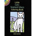 Little Cats Stained Glass Coloring Book