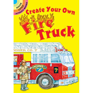 Create Your Own Fire Truck Sticker Activity Book