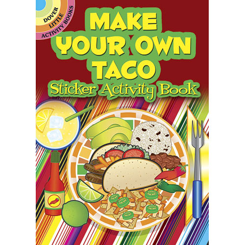Make Your Own Taco Sticker Activity Book