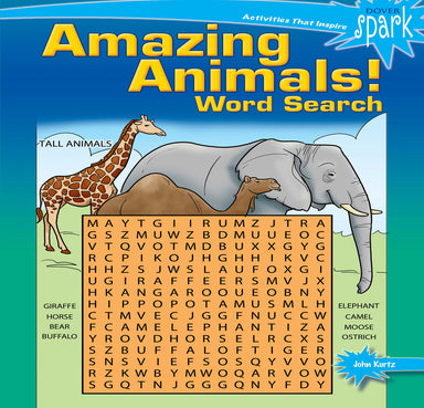 SPARK Amazing Animals! Word Search