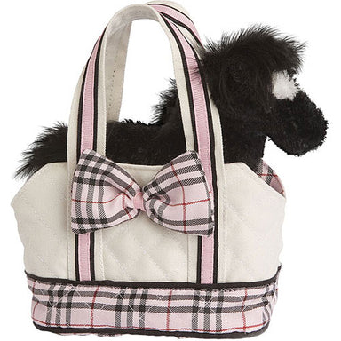 Ombre Clouds Sassy Sak with Dog