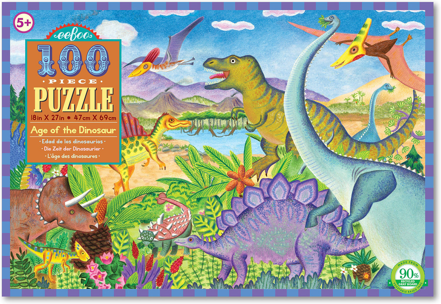 Age of the Dinosaur 100 Piece Puzzle