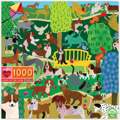 Dogs In The Park 1000 Piece Puzzle
