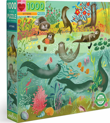 Otters 1000 Piece Puzzle