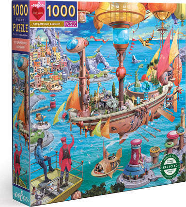 Steampunk Airship 1000 Piece Puzzle