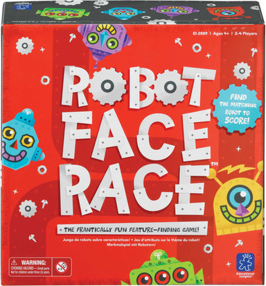 robot face race game