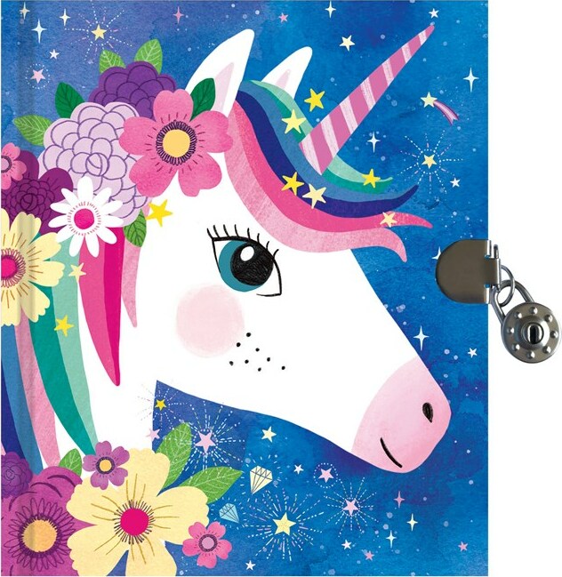 Unicorn Magic Locked Diary