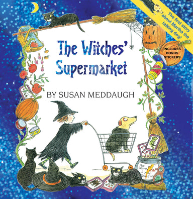The Witches' Supermarket (8x8 with stickers)