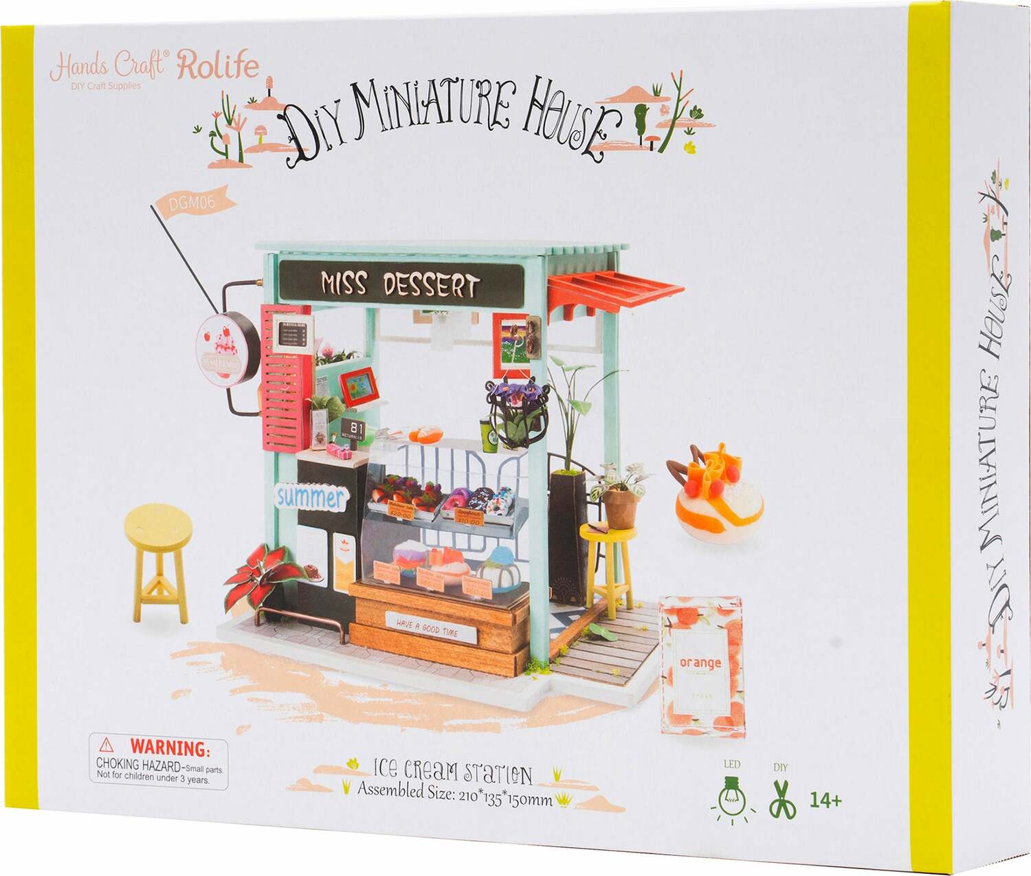 DIY Dollhouse Miniature - Ice Cream Station