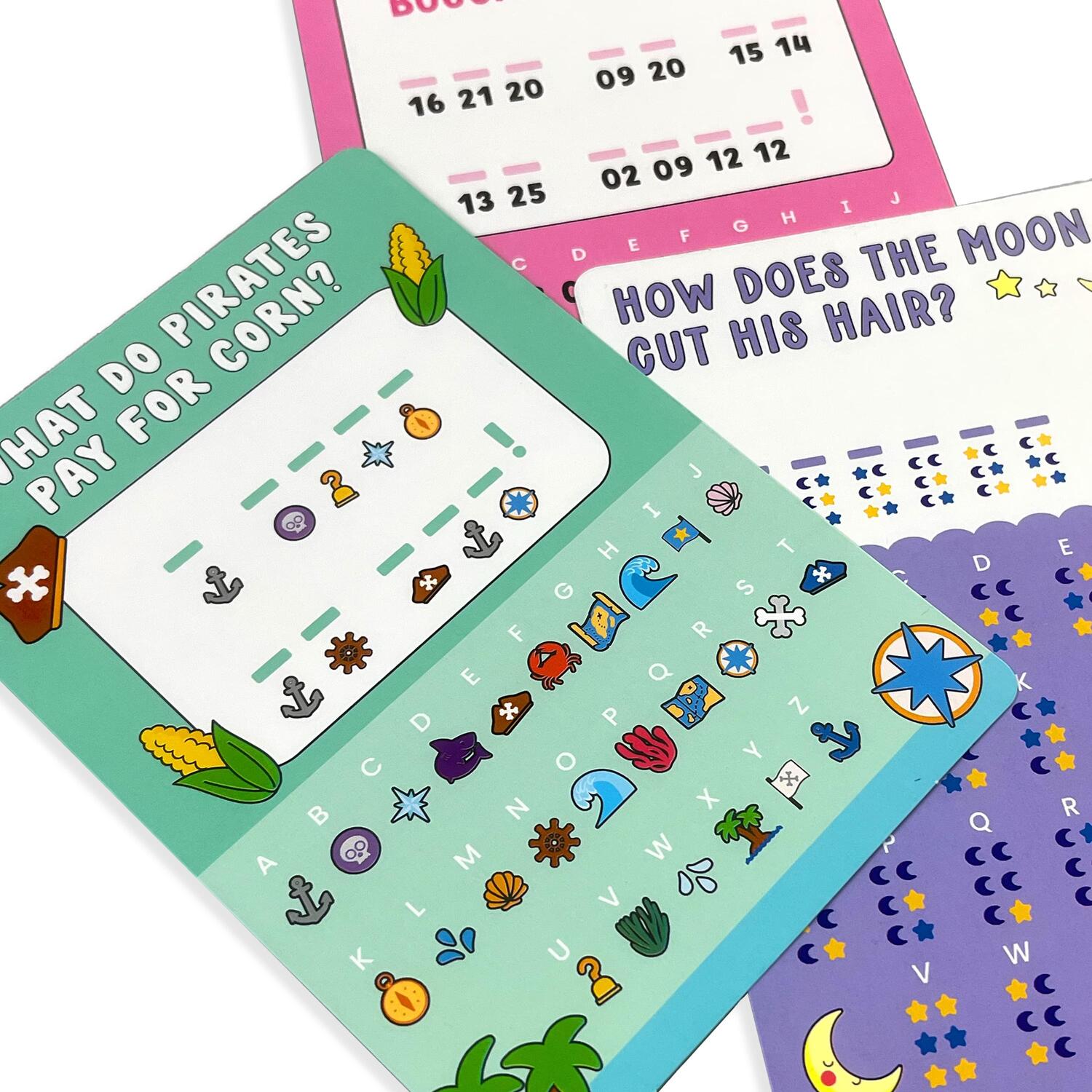Paper Games: Joke Decoder Activity Cards - Set of 24