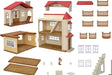 Calico Critters Red Roof Country Home -Secret Attic Playroom