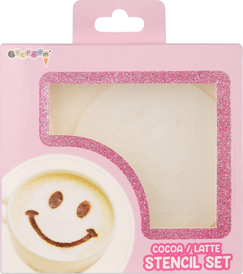 Cocoa Latte Stencil Set