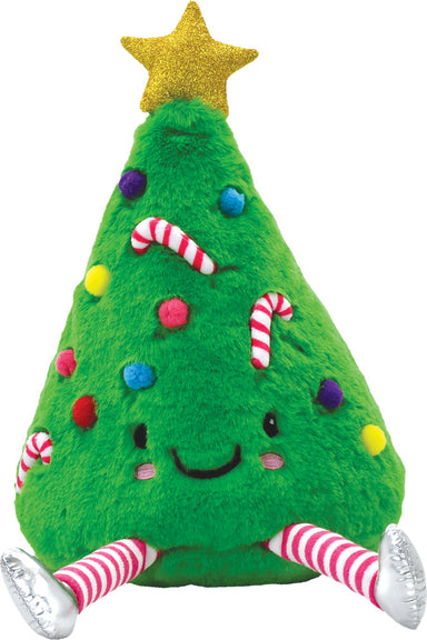 Christmas Tree Furry Pillow