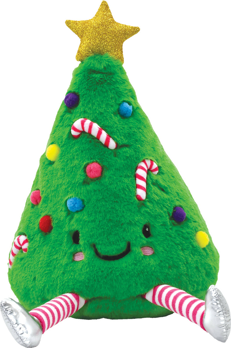 Christmas Tree Furry Pillow