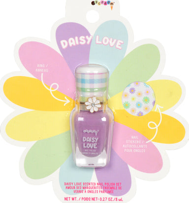 Daisy Nail Polish Ring Set