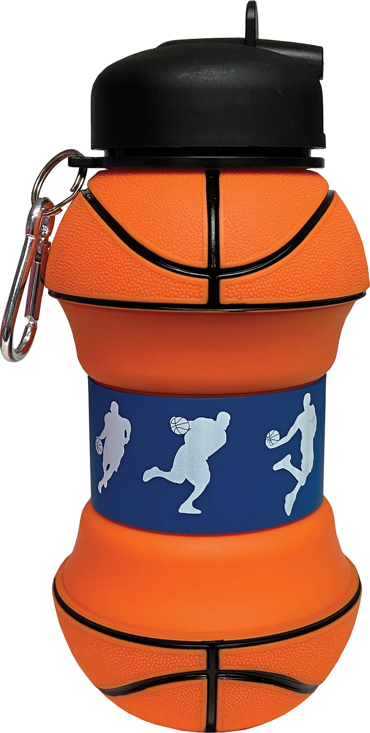 Basketball Collapsible Water Bottle