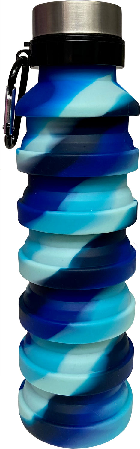 Ocean Silicone Collapsible Water Bottle