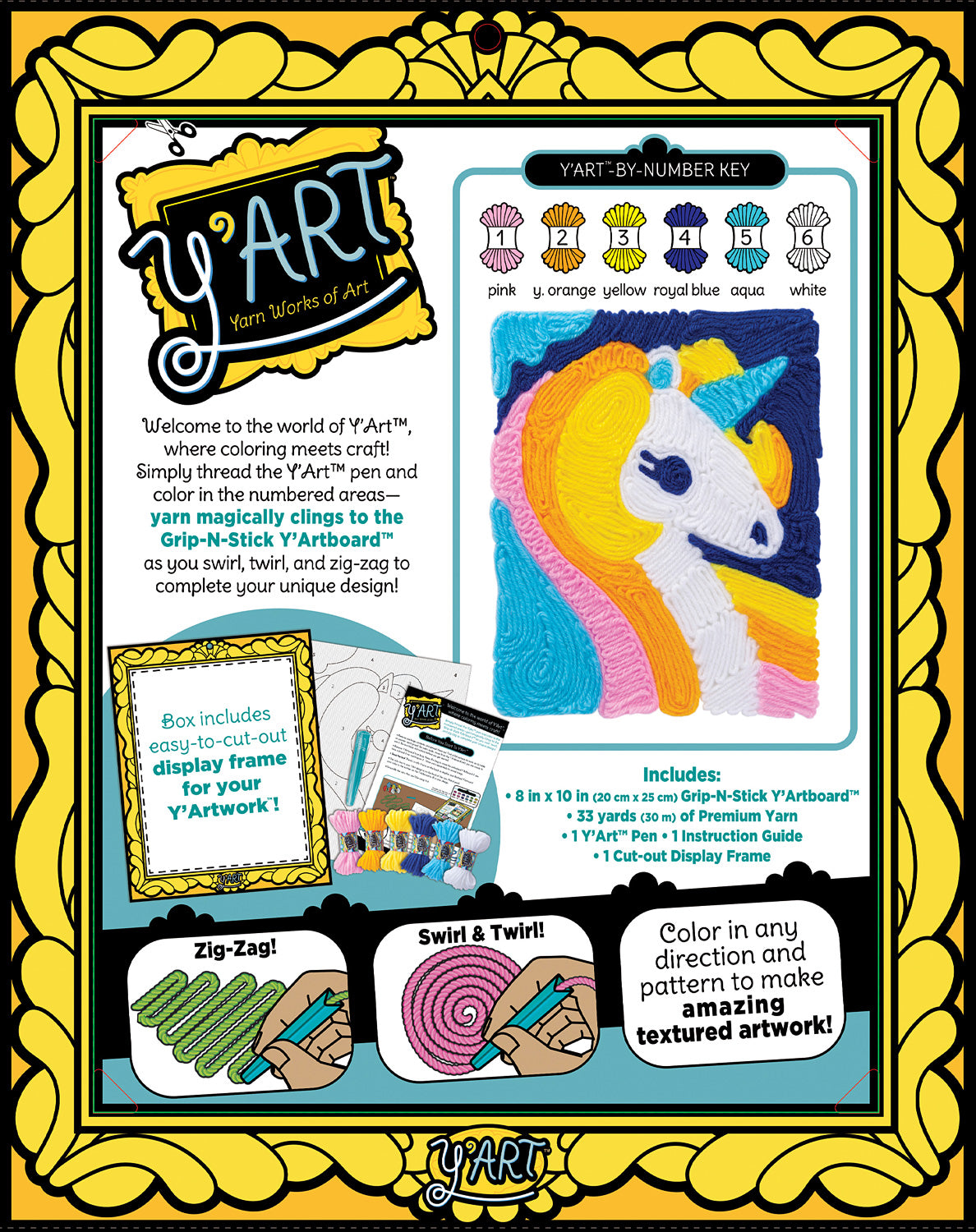 Y'Art Craft Kit - Unicorn