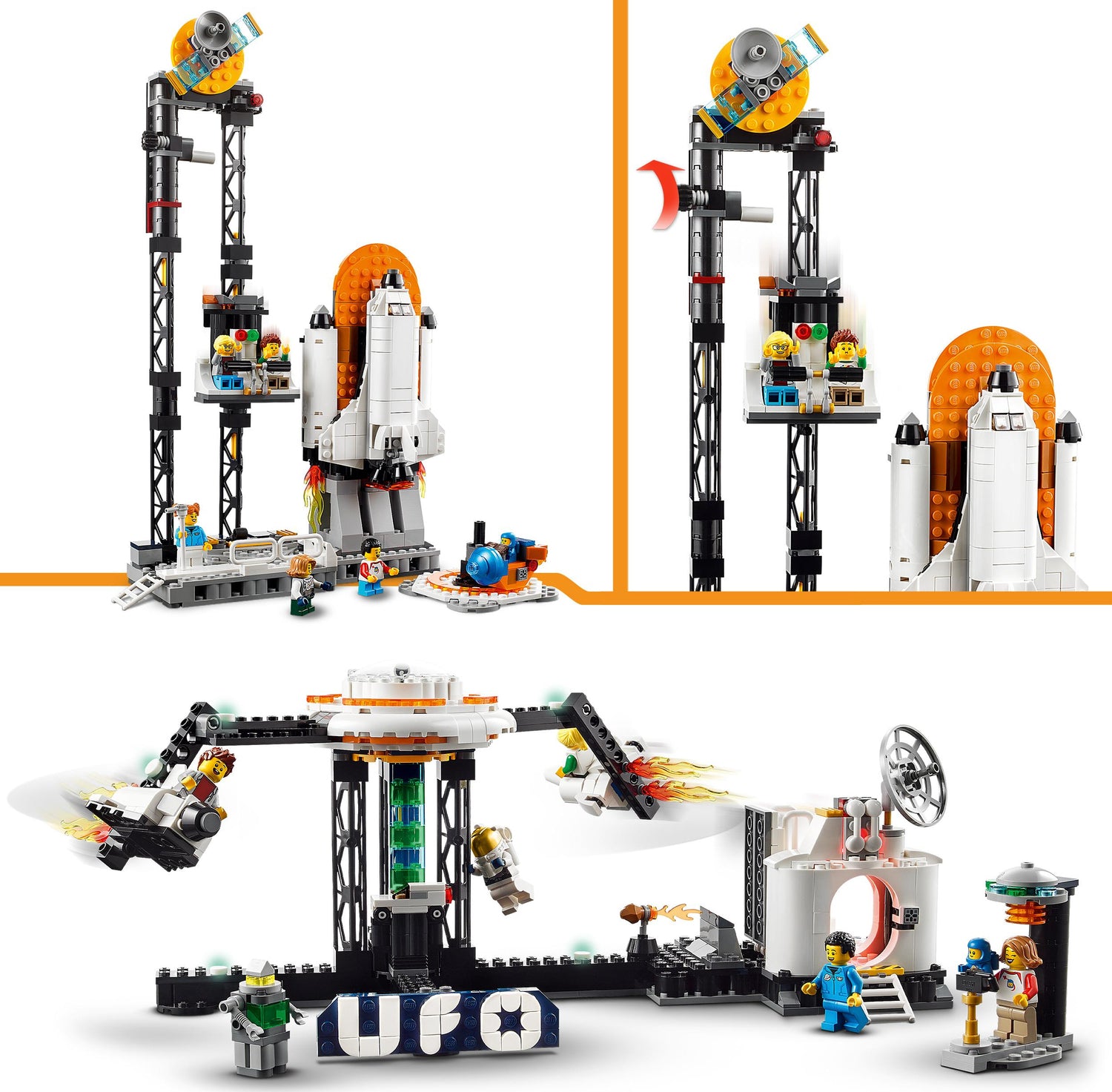 LEGO Creator 3 in 1 Space Roller Coaster Set