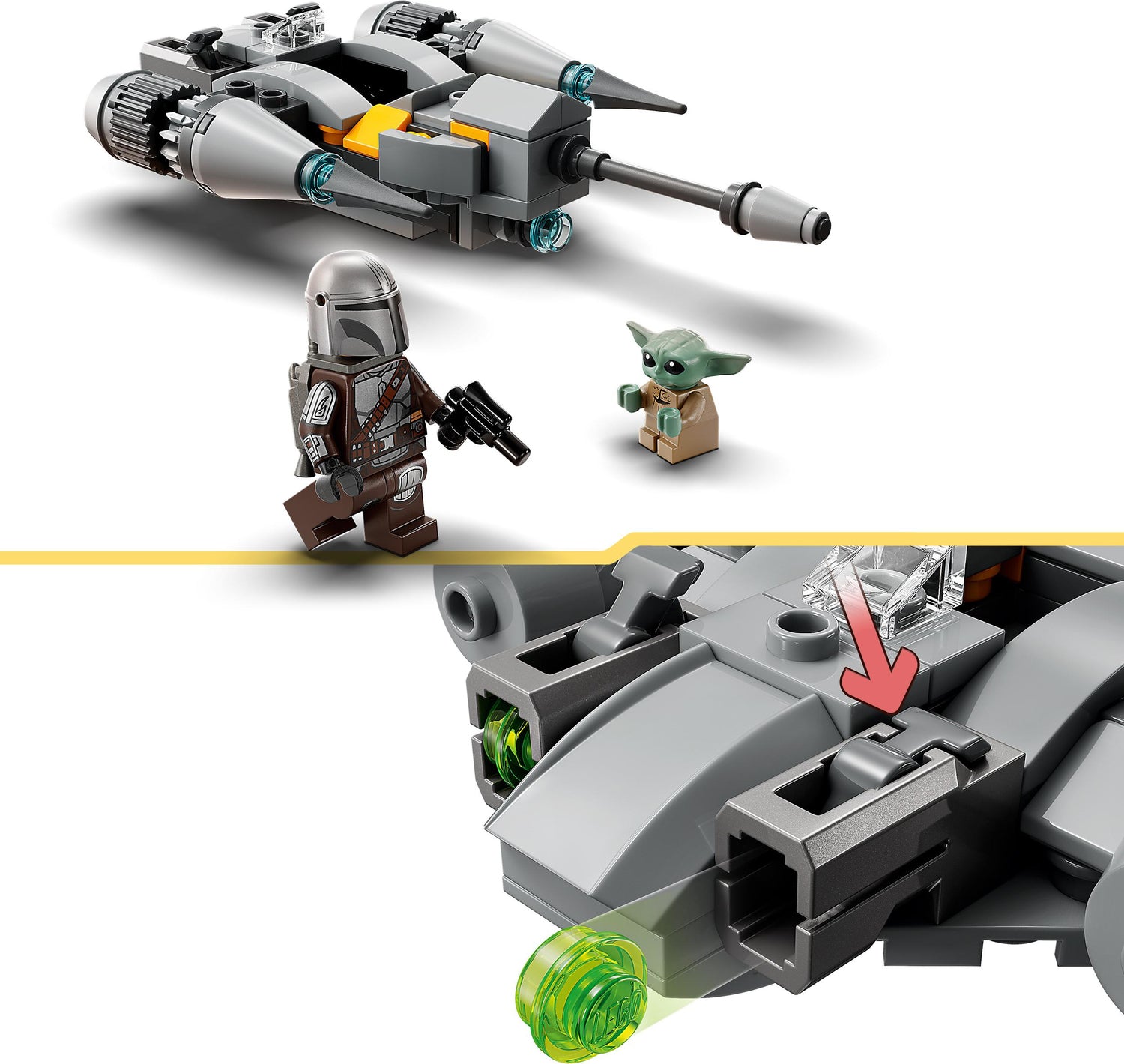 LEGO Star Wars The Mandalorian N-1 Starfighter Microfighter