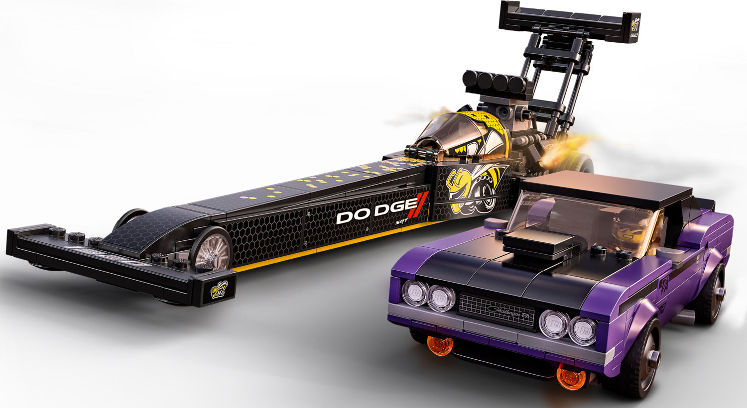 LEGO Speed Champions: Mopar Dodge SRT Top Fuel Dragster and 1970 Dodge Challenger