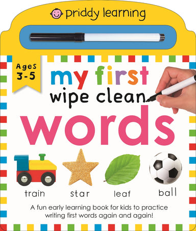 Priddy Learning: My First Wipe Clean Words: A Fun Early Learning Book