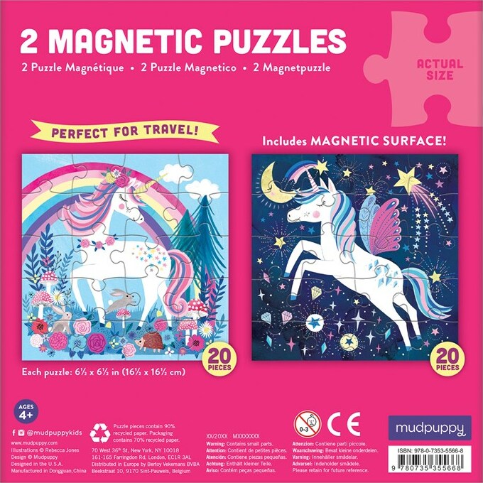 Magical Unicorn Magnetic Puzzle