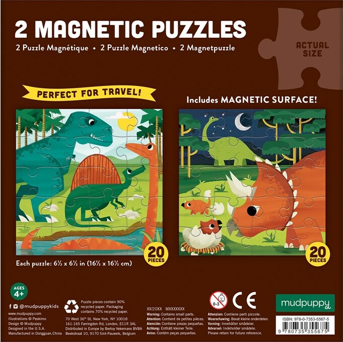 Mighty Dinosaurs Magnetic Puzzle