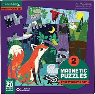Forest Night & Day Magnetic Puzzles