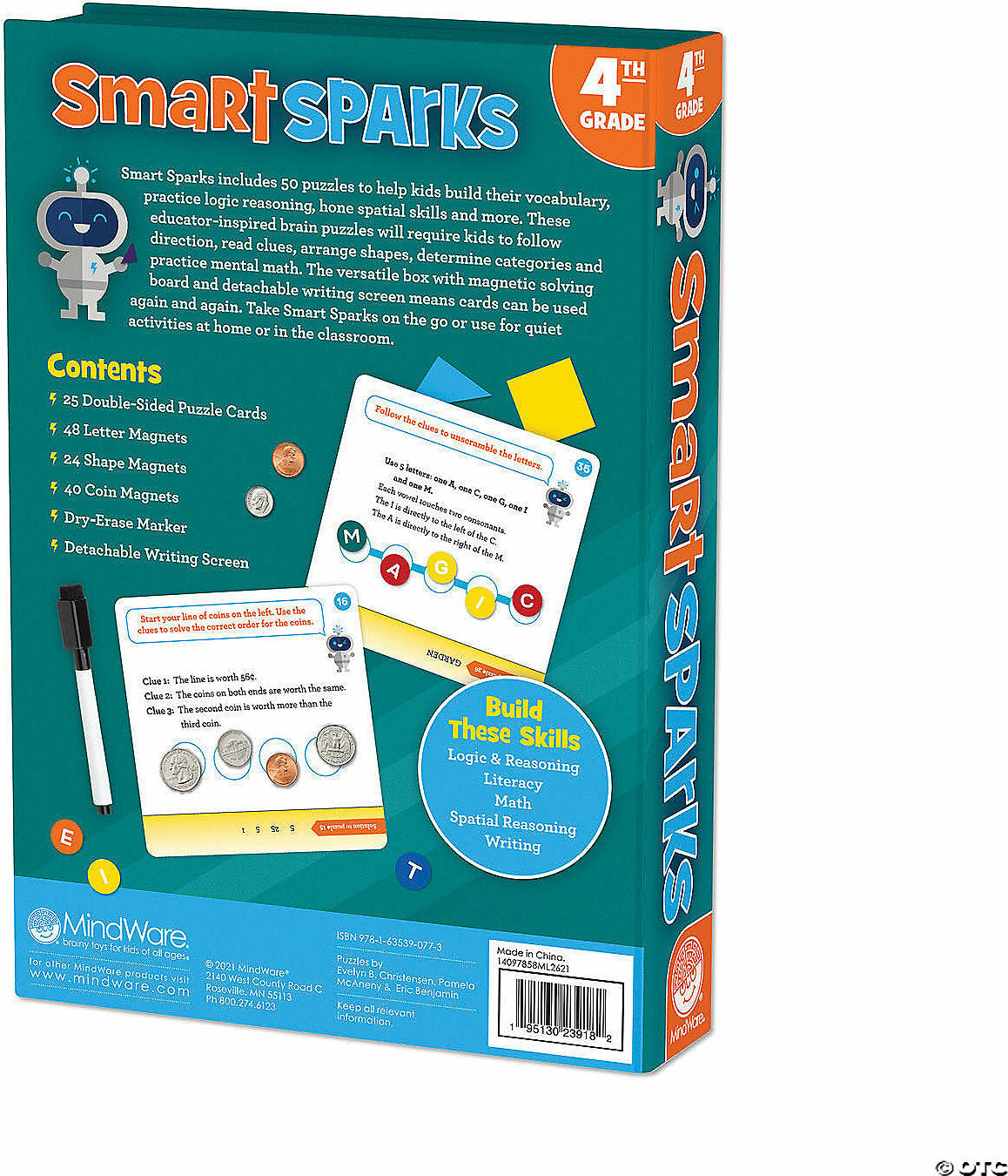 Smart Sparks Brainy Puzzles: Grade 4