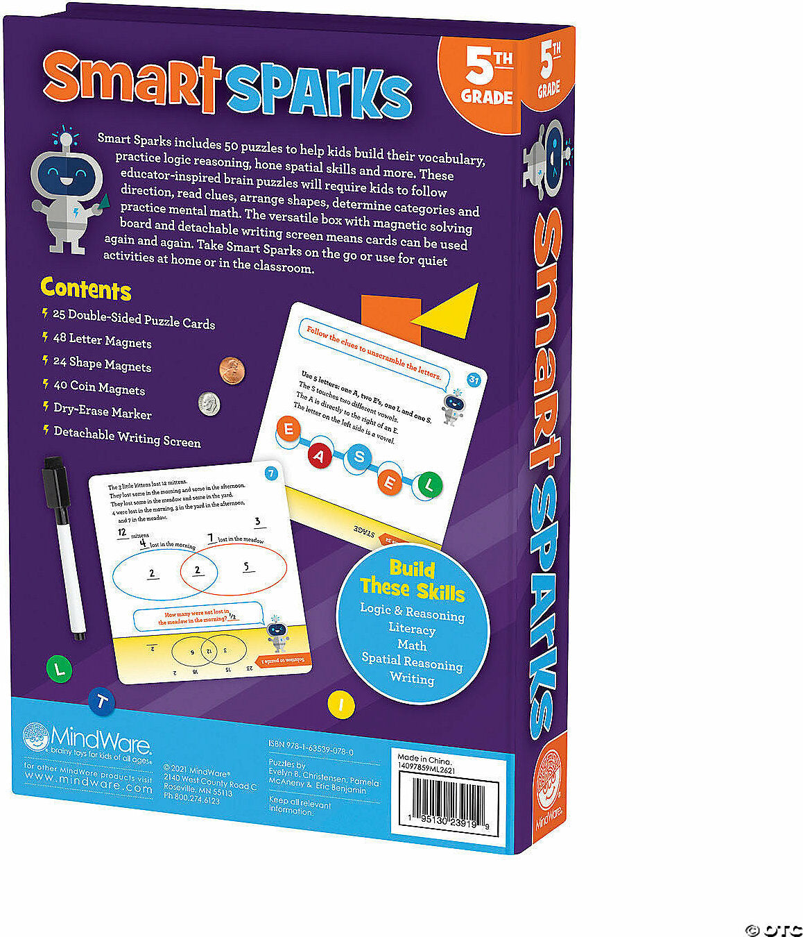Smart Sparks Brainy Puzzles: Grade 5