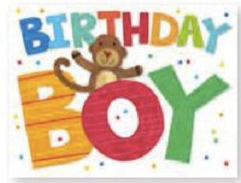 Birthday Boy Gift Enclosure Card