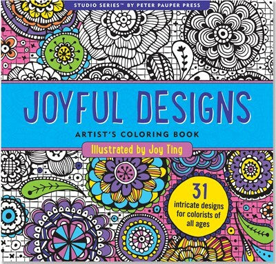 Joyful Designs Artist'S Coloring Book