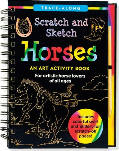 Scratch & Sketch Horses (Trace-Along)