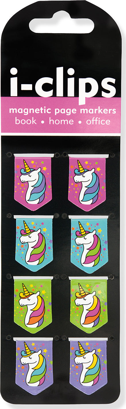 Unicorns I-Clips Magnetic Page Markers