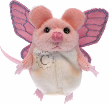 Finger Puppets - Mouse (Pink with Wings)