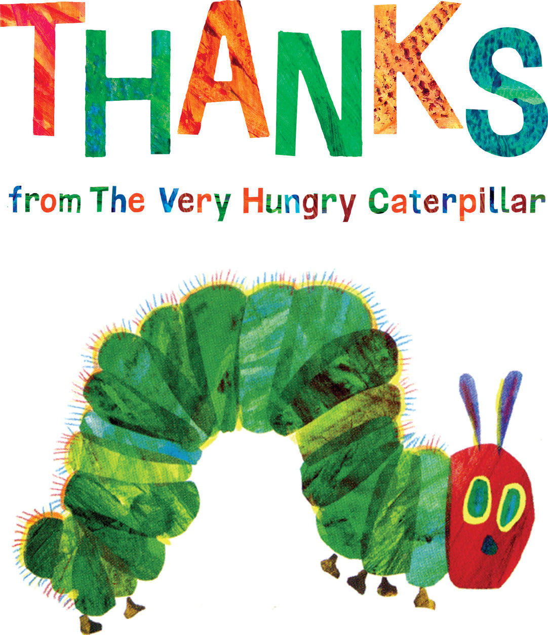 Thanks from The Very Hungry Caterpillar
