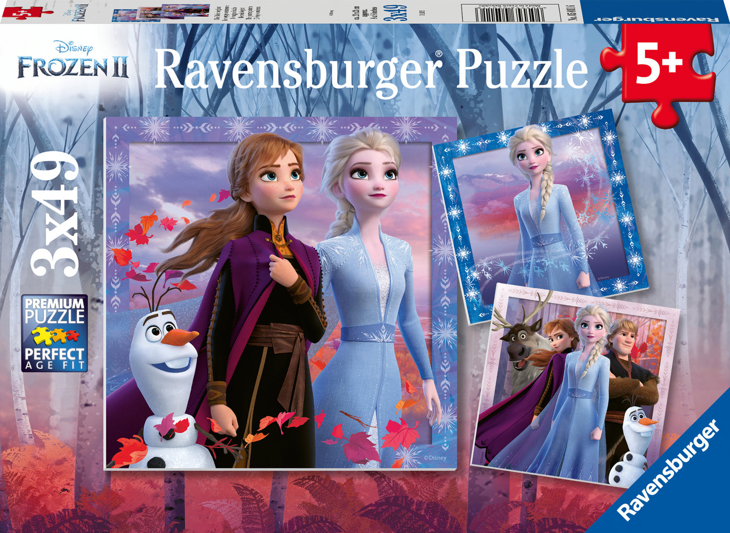 Disney Frozen 2 Journey Starts 3X49 Piece Puzzle
