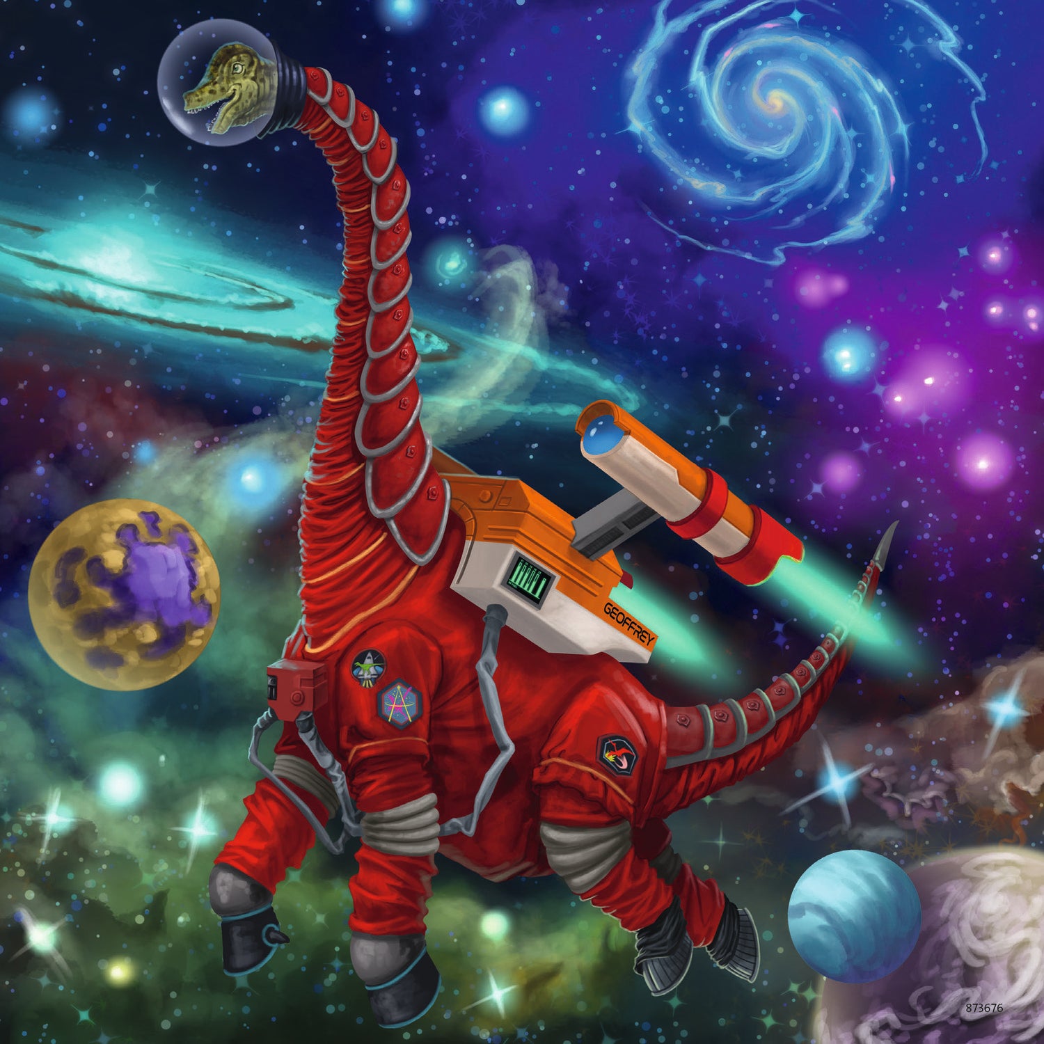 Dinosaurs In Space 3 X 49Pc Puzzles