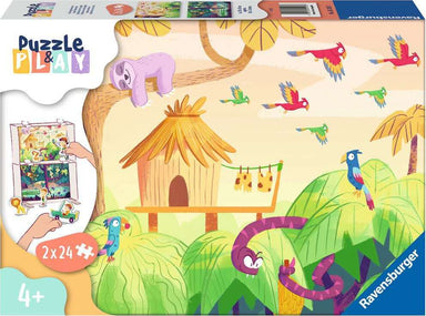Puzzle & Play: Jungle Exploration (2 x 24 pc Puzzles)