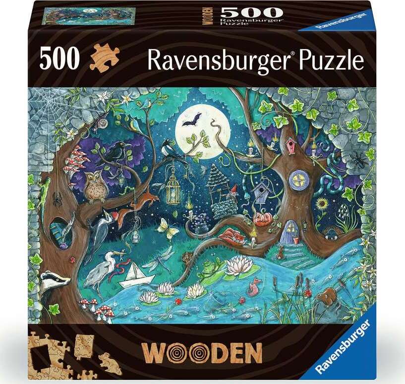 Fantasy Forest (500 pc Wooden Puzzles)